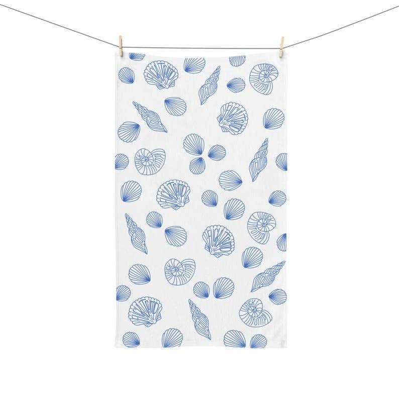Slightly Subtle Coastal Shell Hand Towel_Living Essentials, Summer Style T-Shirts, Hoodie, Sweatshirt | WearSparks.com