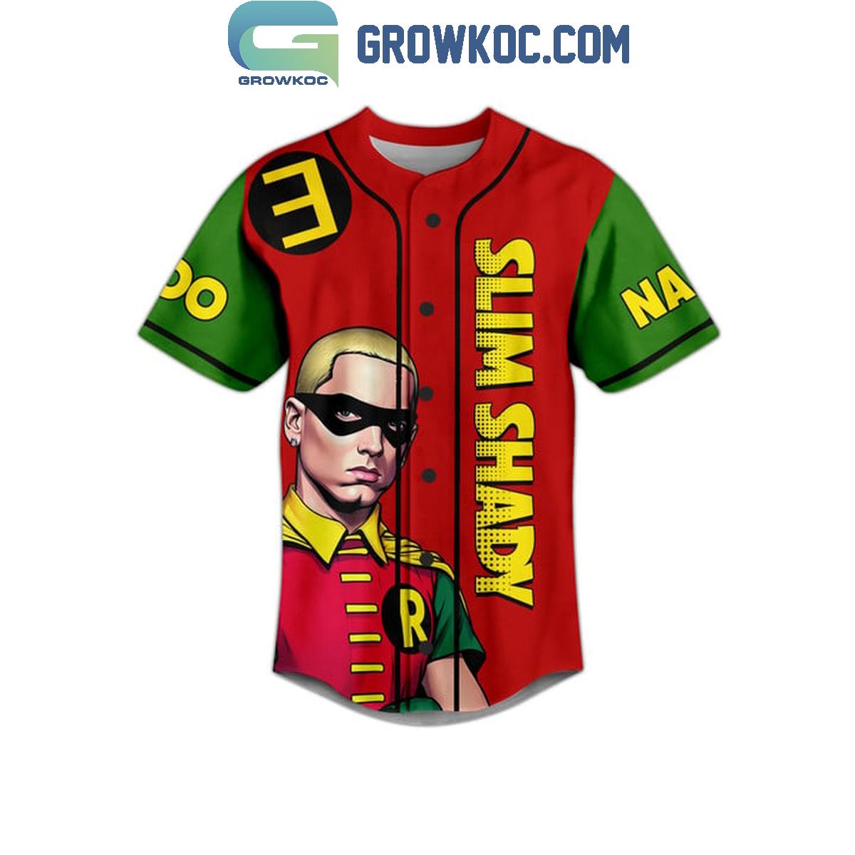 Slim Shady Guess Who’s Back Ronin Eminem Personalized Baseball Jersey