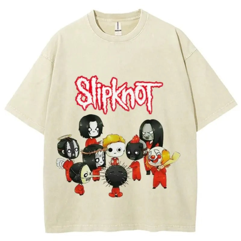 Slipknot Band Unisex t-Shirt,Slipknot Vintage Rock Band Shirt,Heavy Metal Band Shirt,Vintage Oversized T-Shirt,Rock Band...
