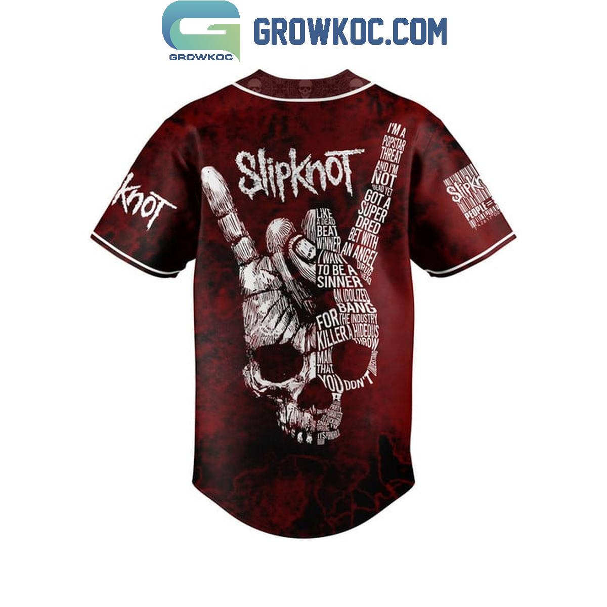 Slipknot I Want To Be A Sinner Personalized Baseball Jersey