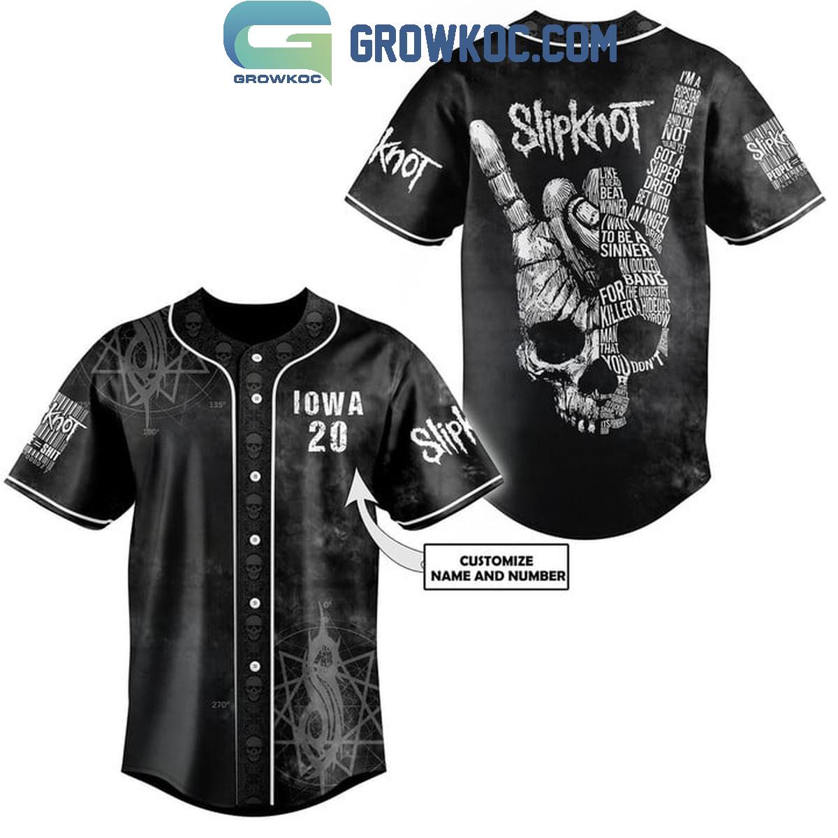 Slipknot I Want To Be A Sinner Personalized Baseball Jersey