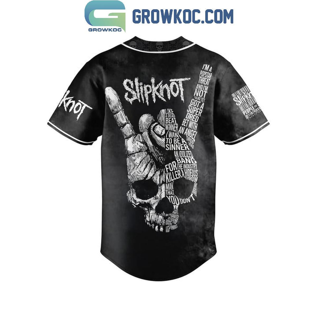 Slipknot I Want To Be A Sinner Personalized Baseball Jersey