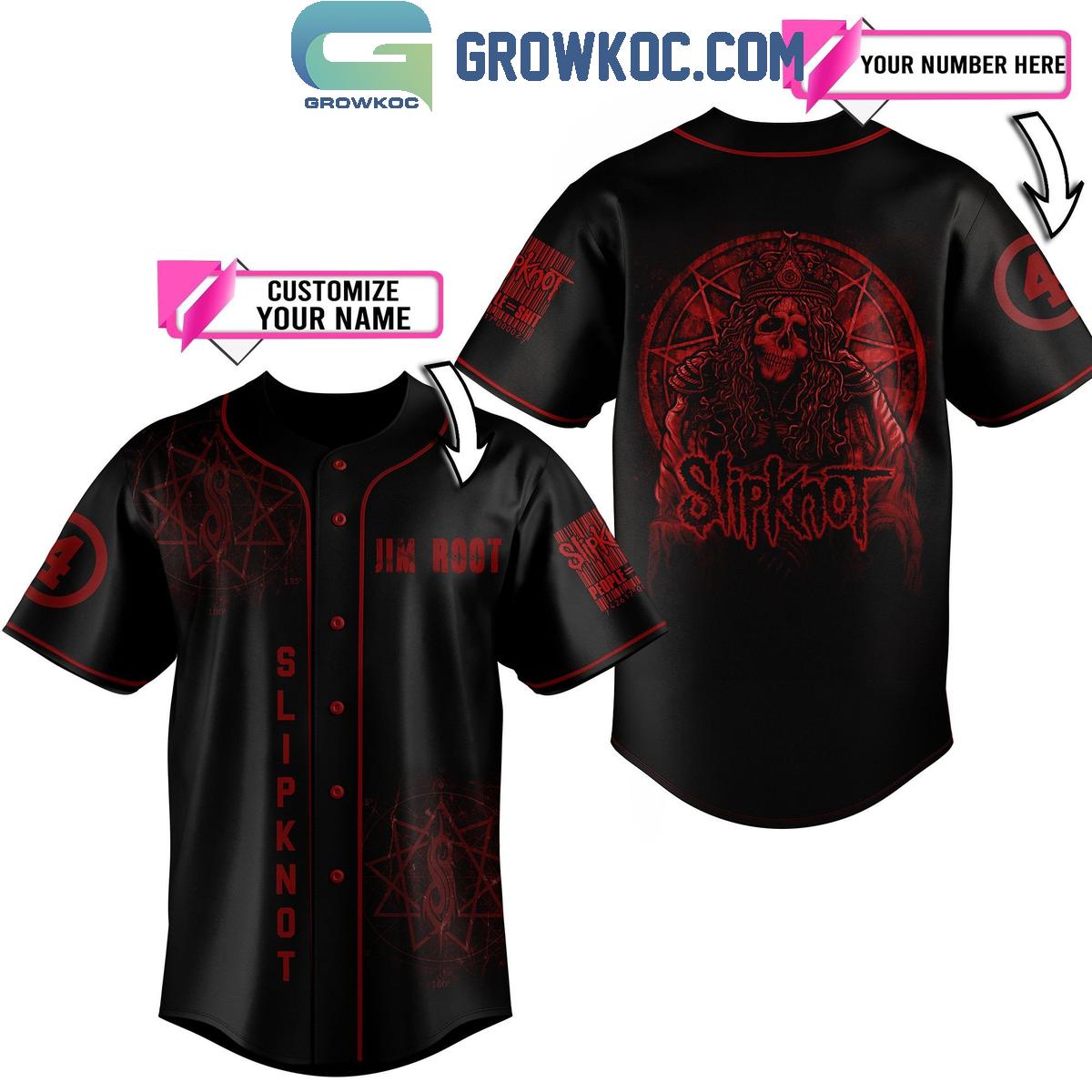 Slipknot Pulse Of The Maggots Personalized Baseball Jersey