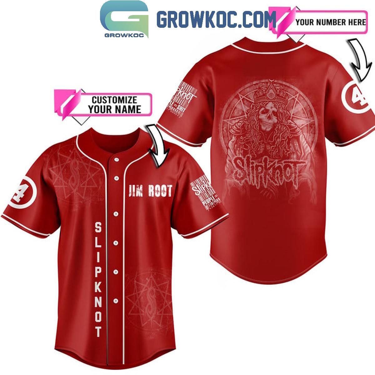 Slipknot Pulse Of The Maggots Personalized Baseball Jersey