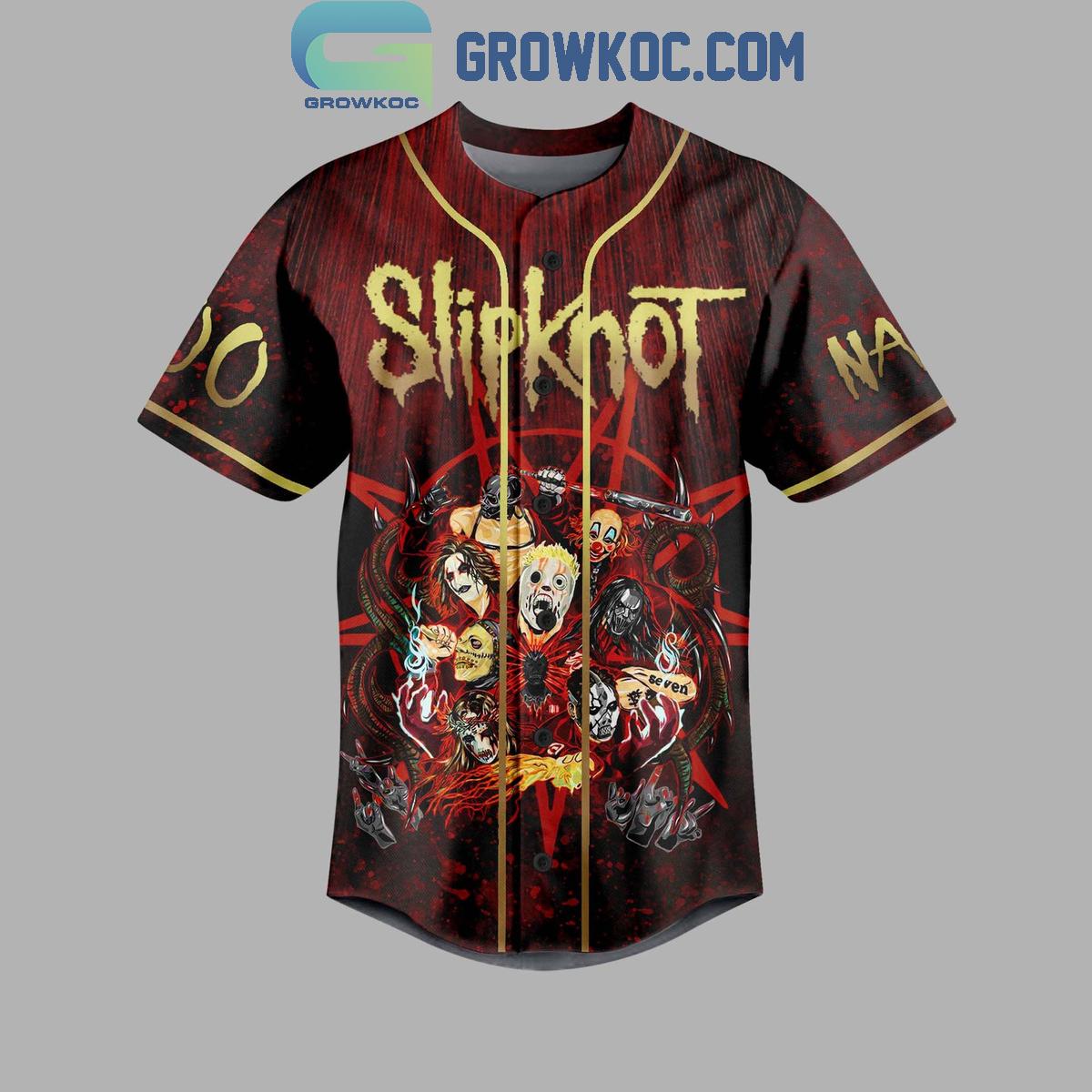 Slipknot We Are Your Kind Don’t Waste My Fucking Time Personalized Baseball Jersey