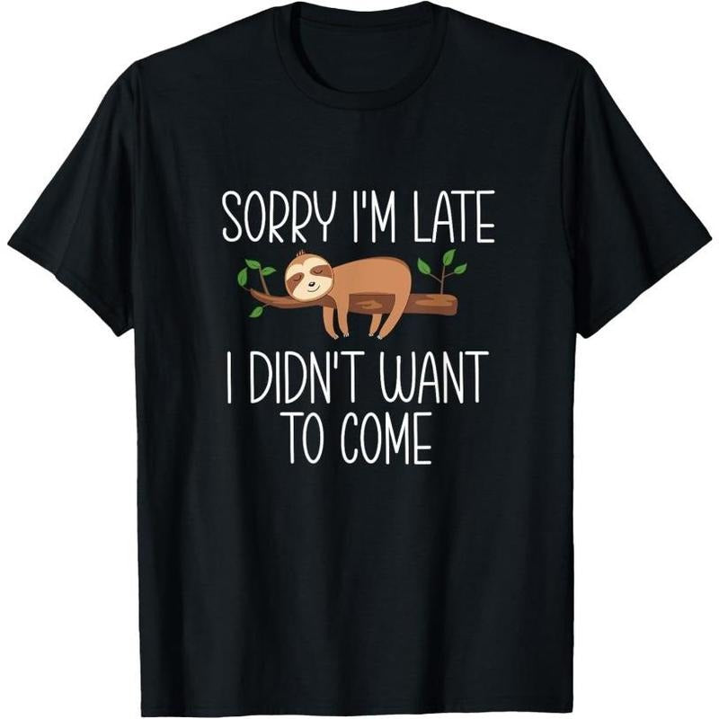 Sloth Lover Graphic for Men Boys Sloth T-Shirt Made in USA Hoodie, Sweatshirt | WearSparks.com