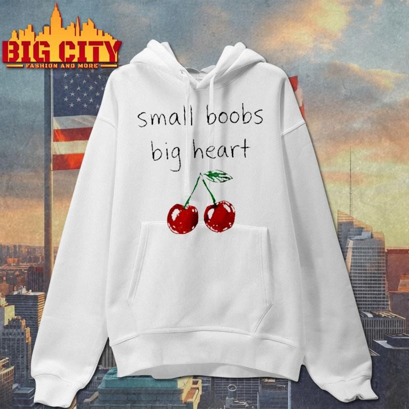Small Boobs Big Heart Cherry Shirt