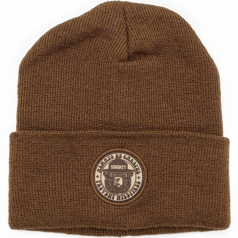 Smokey Bear Always Be Careful Prevent Wildfires Beanie - Brown T-Shirts, Hoodie, Sweatshirt | WearSparks.com