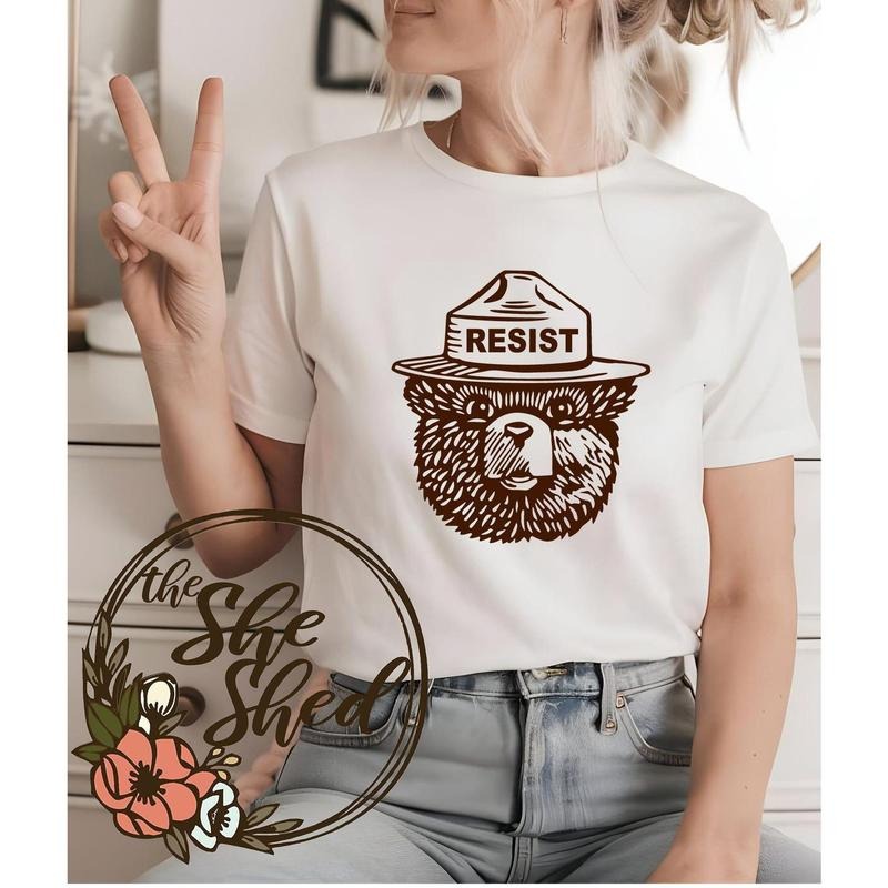 Smokey the Bear Resist Unisex Tee Hoodie, Sweatshirt | WearSparks.com