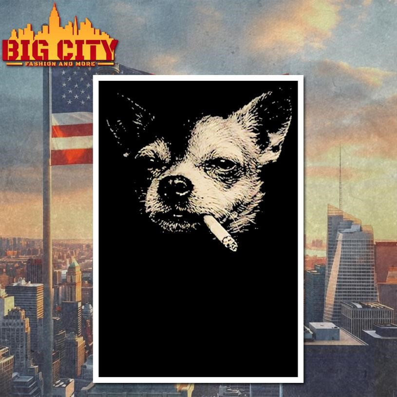 Smoking Chihuahua Shirt
