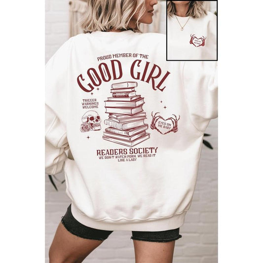 Smut Sweatshirt Good Girl Book Club Eo Lovers Dark Romance STFUATTDLAGG Thick And  Spicy Book Shirt Smut Lover Buy Me...