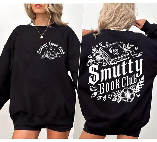 Smutty Book Club Sweatshirt, Book Lover Hoodie, Smutty Reader Gift, Book Quotes, Librarian Bookish Gifts, Smut Book...