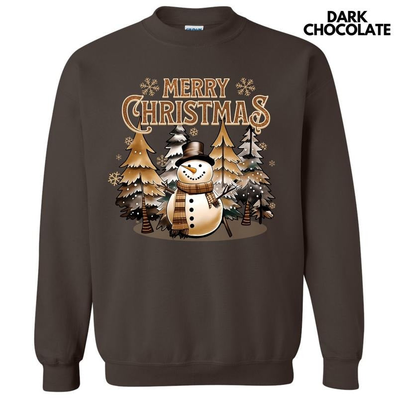 Snowman Merry Christmas Sweatshirt 'NLB' T-Shirts, Hoodie | WearSparks.com