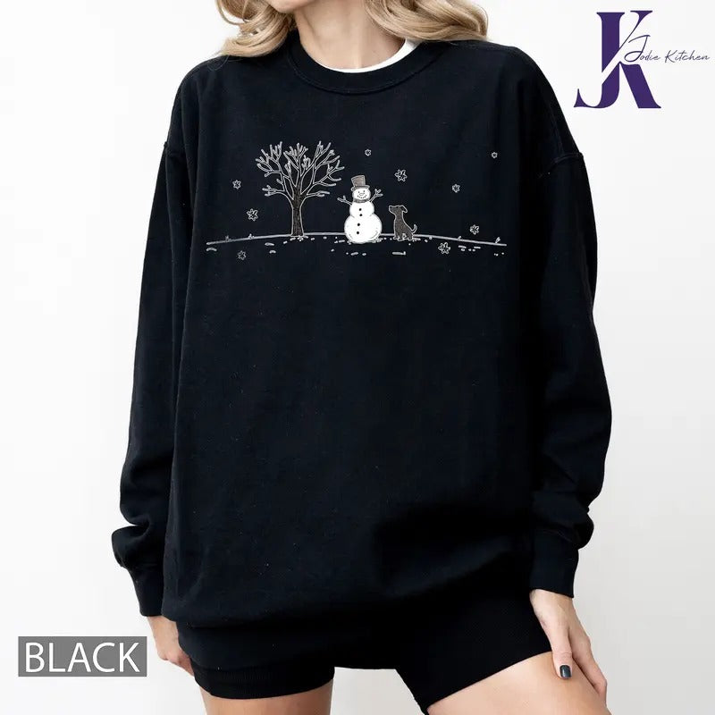 Snowman Sweatshirt, Christmas Snowman Sweatshirt, Merry Christmas Shirt, Winter Sweatshirt Hoodie | WearSparks.com