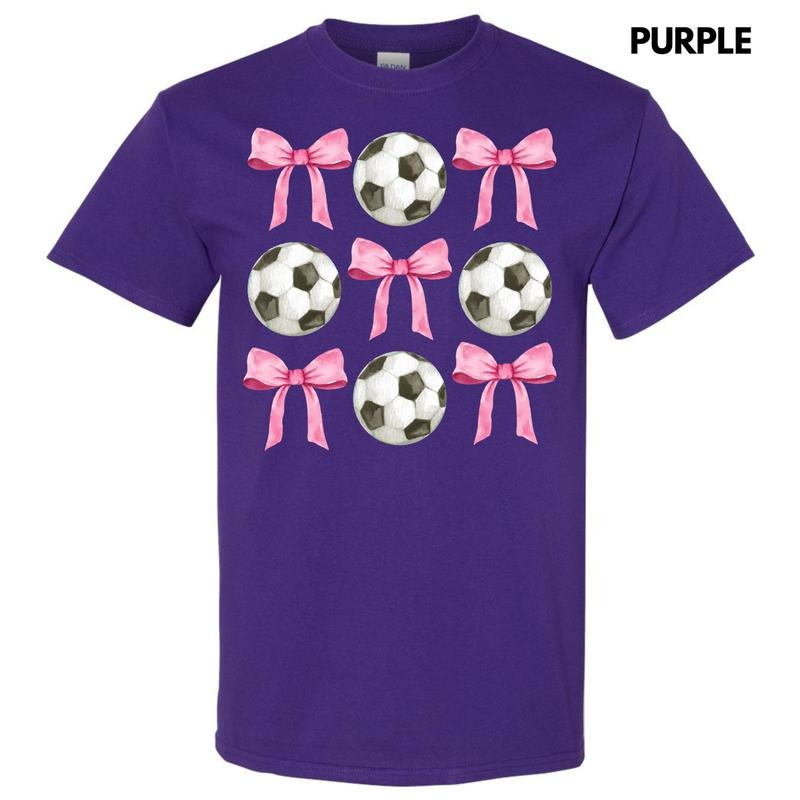 Soccer Coquette Collage Gildan Short Sleeve T-Shirt 'NLB' Hoodie, Sweatshirt | WearSparks.com