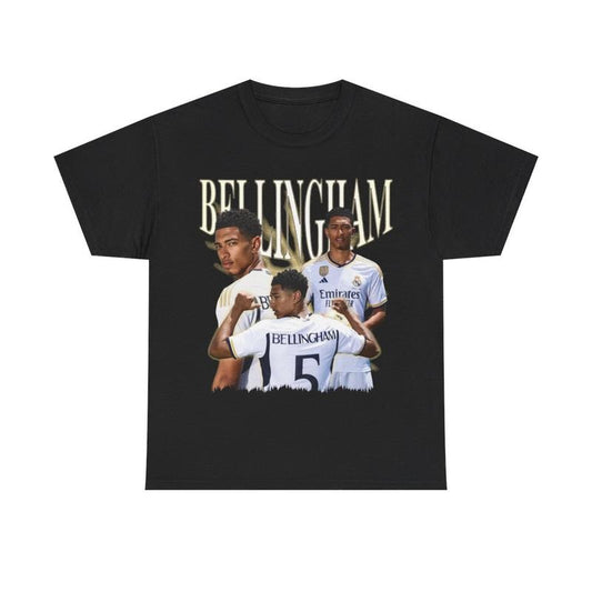 Soccer Fan Jude Bellingham Classic Comfort Heavy Cotton Tee Casual Menswear Top Graphics Smooth Underwear Man Tshirt...