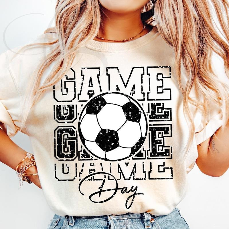 Soccer Game Day T-Shirt, Soccer Mama Shirt, Soccer Mom Shirt, Game Day T-Shirt, Gift For Mom, Mother's Day Gift Hoodie,...