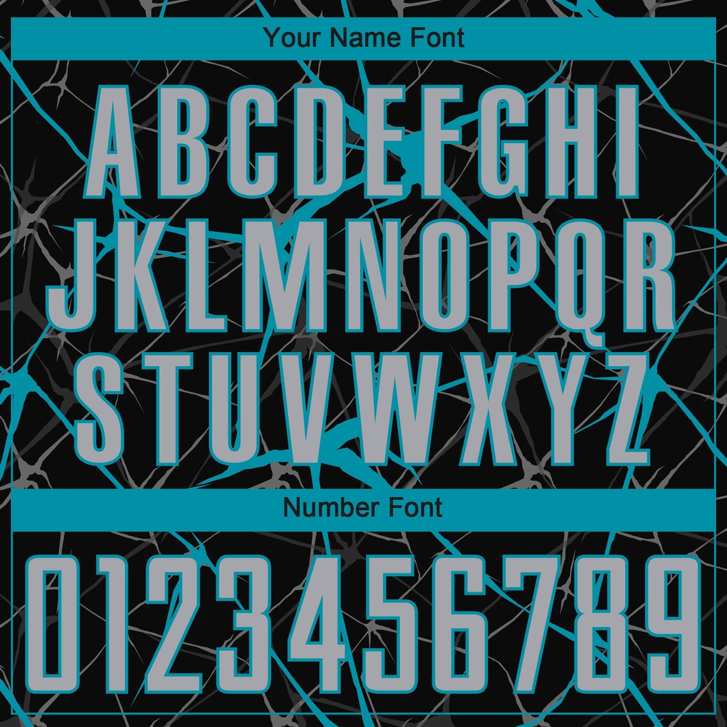 Custom Black Gray-Teal Sublimation Soccer Uniform Jersey T-Shirts, Hoodie, Sweatshirt | WearSparks.com (Image 5)
