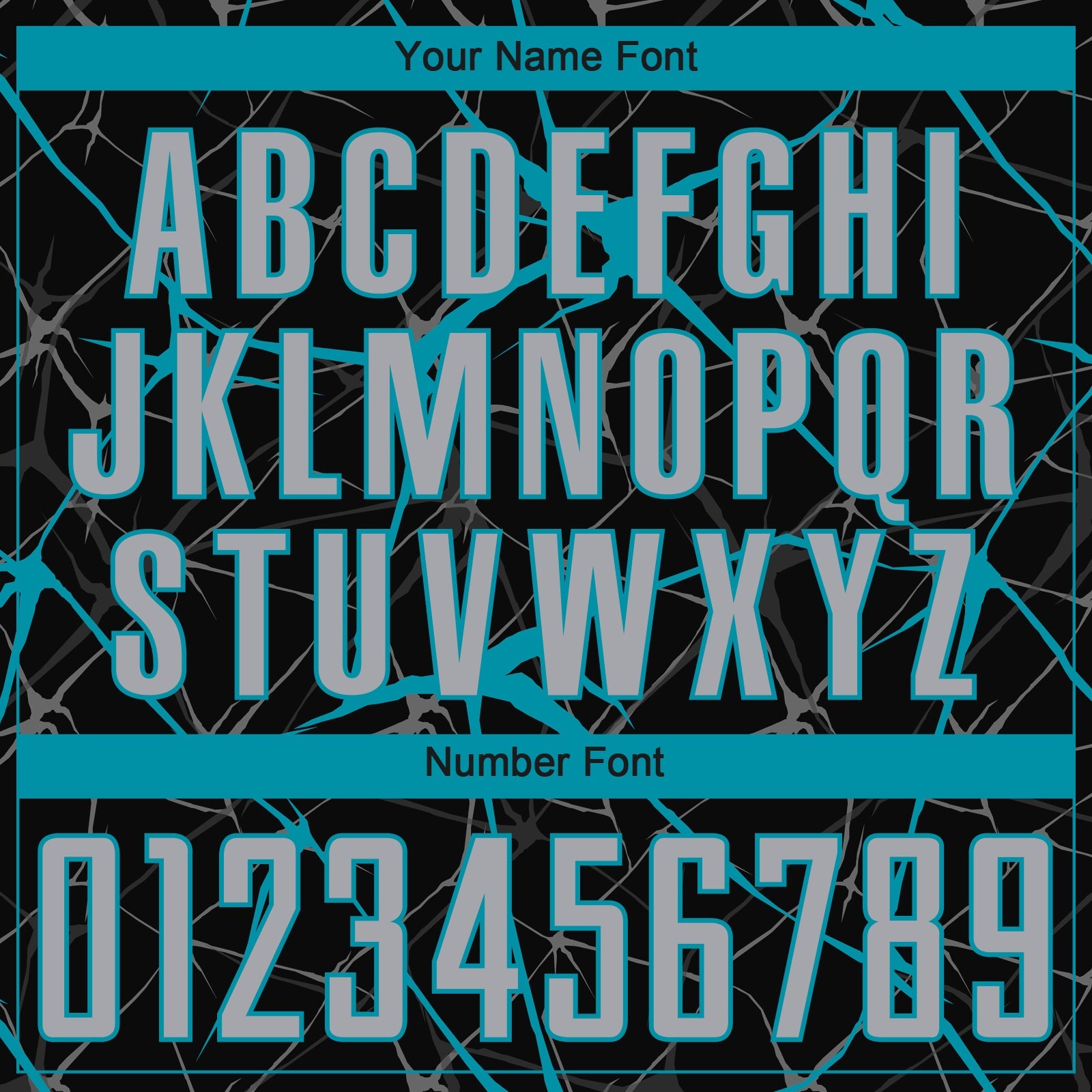 Custom Black Gray-Teal Sublimation Soccer Uniform Jersey T-Shirts, Hoodie, Sweatshirt | WearSparks.com (Image 5)