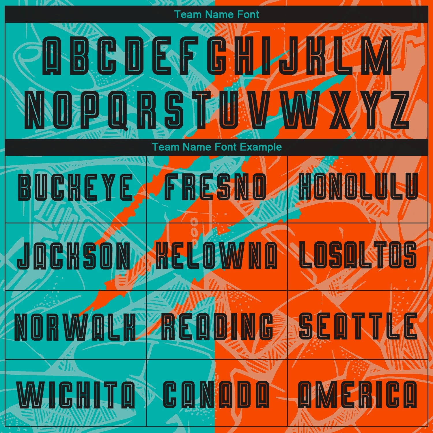 Custom Graffiti Pattern Black Teal-Orange Scratch Sublimation Soccer Uniform Jersey T-Shirts, Hoodie, Sweatshirt (Image 5)