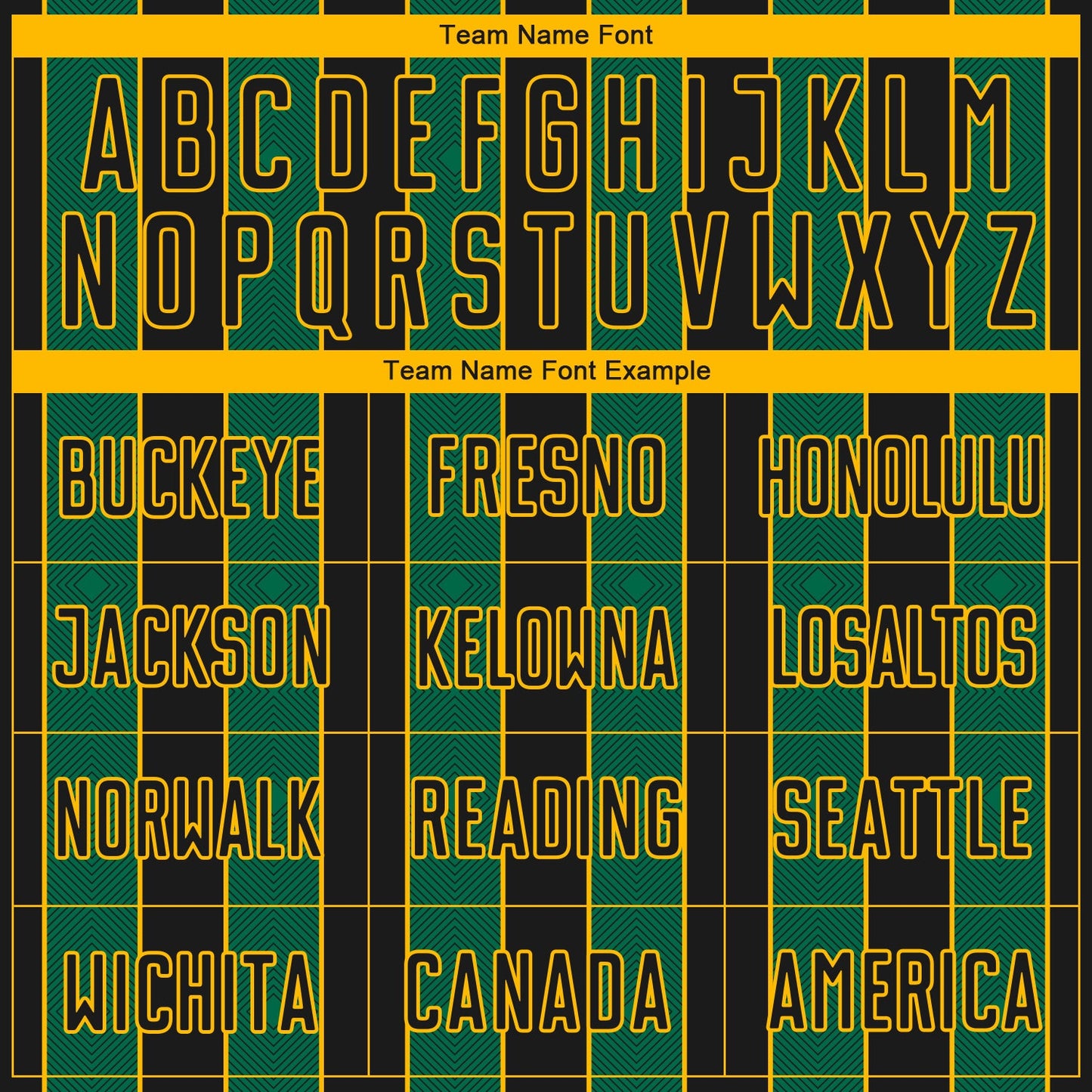 Custom Black Kelly Green-Gold Pinstripe Line Sports Sublimation Soccer Uniform Jersey T-Shirts, Hoodie, Sweatshirt (Image 5)