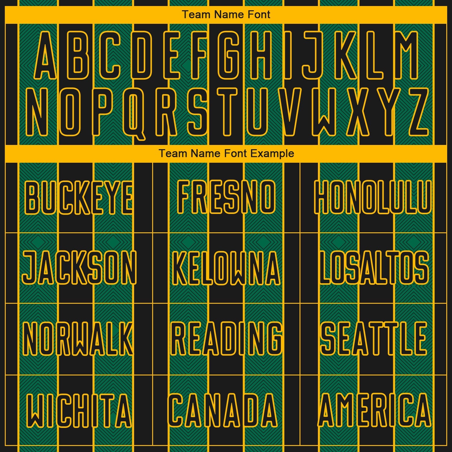 Custom Black Kelly Green-Gold Pinstripe Line Sports Sublimation Soccer Uniform Jersey T-Shirts, Hoodie, Sweatshirt (Image 5)