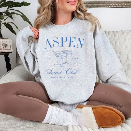 Social Club Sweatshirt, Bachelorette Sweatshirts, Bachelorette Squad Sweatshirts, Charleston Bachelorette Gift Ideas,...