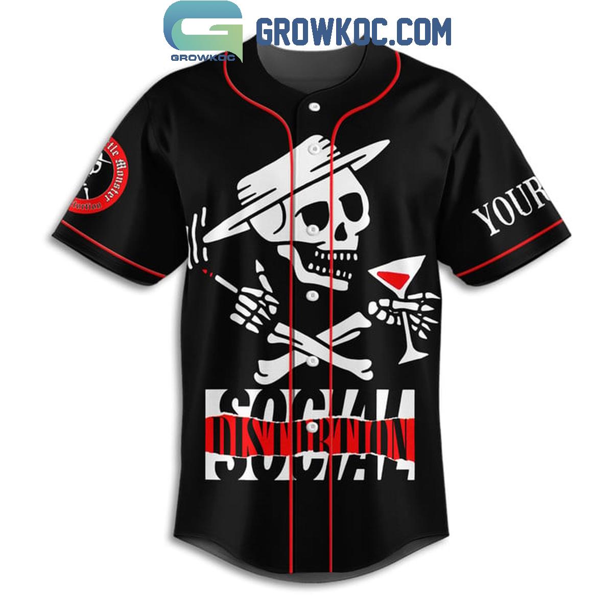 Social Distortion Don’t Drag Me Down Personalized Baseball Jersey