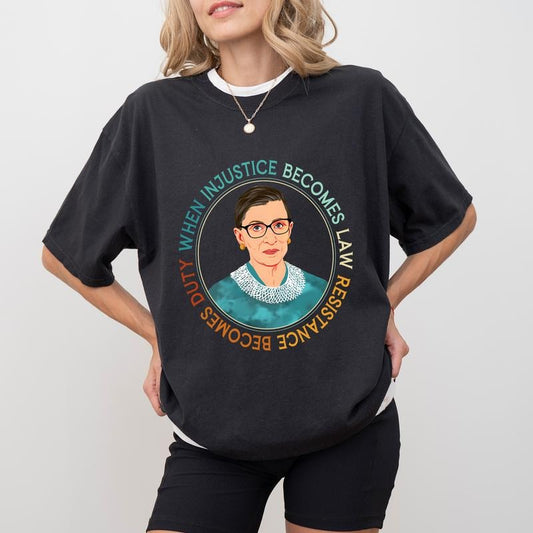 Social Justice Comfort Colors Shirt, When Injustice Becomes Law Resistance Becomes Duty T-shirt, Human Rights Tee,...