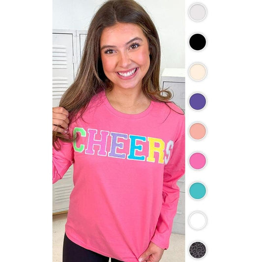 Soft Chenille Cheers Boyfriend Long Sleeve T-Shirts, Hoodie, Sweatshirt | WearSparks.com