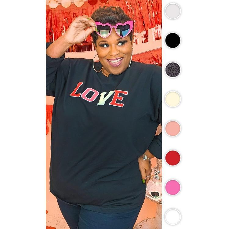 Soft Ideal Chenille Love Boyfriend Long Sleeve T-Shirts, Hoodie, Sweatshirt | WearSparks.com