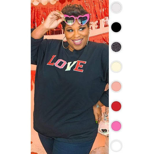 Soft Ideal Chenille Love Boyfriend Long Sleeve T-Shirts, Hoodie, Sweatshirt | WearSparks.com
