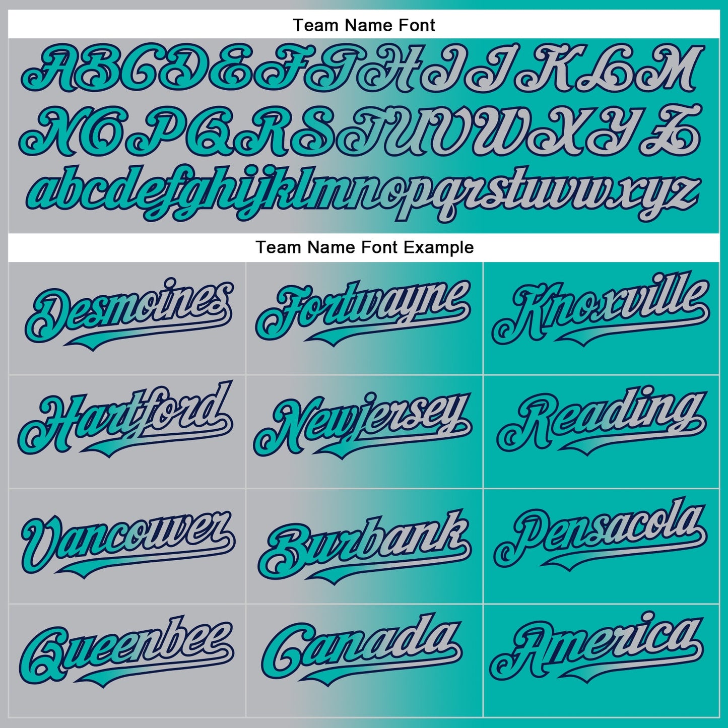 Custom Aqua Gray-Navy Gradient Fashion Two-Button Unisex Softball Jersey T-Shirts, Hoodie, Sweatshirt (Image 4)