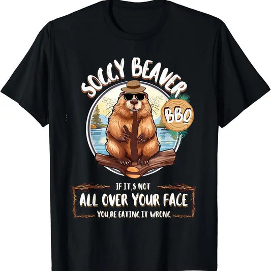 Soggy Beaver BBQ T-Shirt, Graphic Shirt, Trendy Oversized Shirt, Unisex Shirt, Shirt For Men, Shirt For Women, hot...