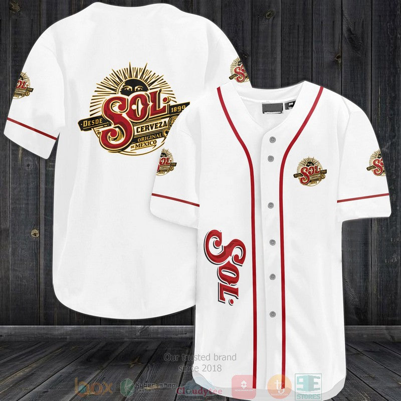 Sol Cervez Baseball shirt