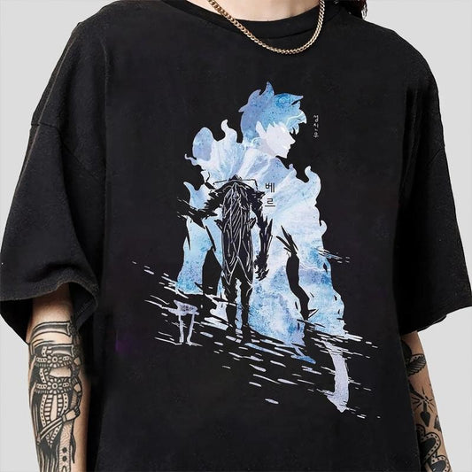 Solo Leveling Beru Shadow Shirt Solo Leveling Tshirt Sung Jinwoo Shirt Korean Guilds Manhwa Shirt Manga Shirt Webtoon...