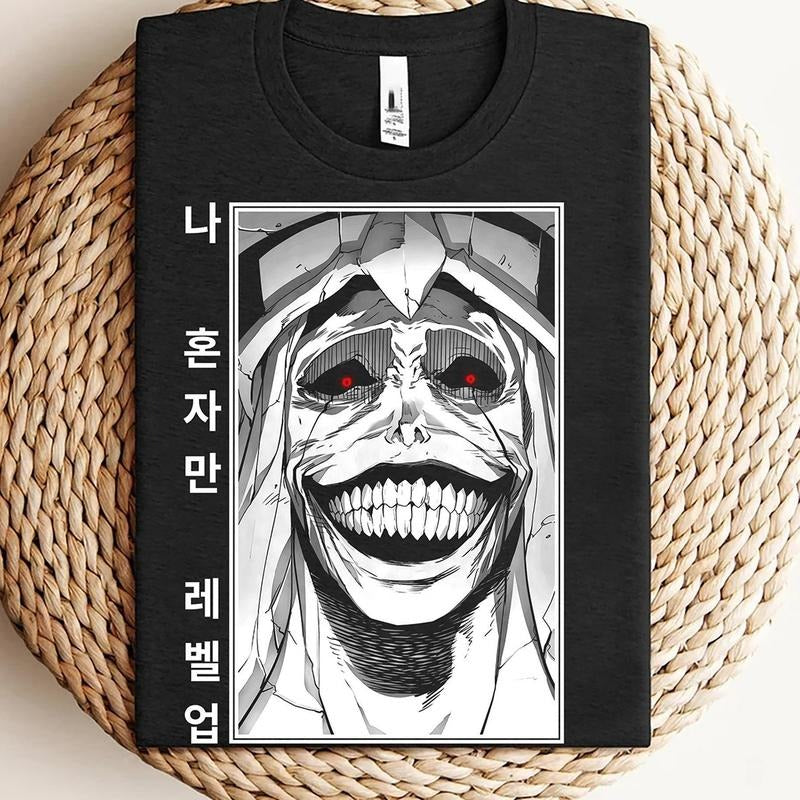 Solo Leveling God Shirt, Anime Tshirt, Solo Level Shirt, Gift For Him, Gift For Her, Unisex Shirt, Anime Gifts, Creepy...