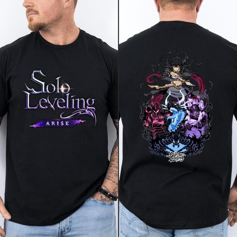 Solo Leveling Shirt, Solo Leveling Anime Shirt, Unisex Anime T-Shirt, Easy Care, Machine Wash Safe, Anime Merch, Anime...