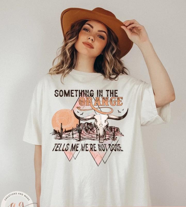 Something In The Orange T Shirt, Hippies And Cowboys Western Tee, Boho Vintage Shirt, Country Rodeo Style Hoodie, Sweatshirt