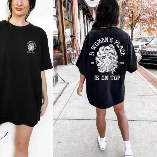 Sonia Samra Feminist T-shirt, Strong Women Sweatshirt, Medusa Hoodie, Unisex Graphic Tee, Smooth Fabric, Aesthetic...