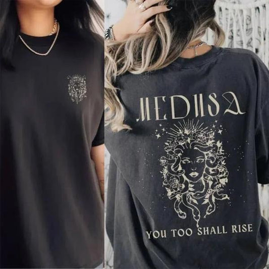 Sonia Samra Medusa T-shirt, Female Rage Girl Power Feminist Swatshirt, Unisex Graphic Tee, Smooth Fabric, Aesthetic...