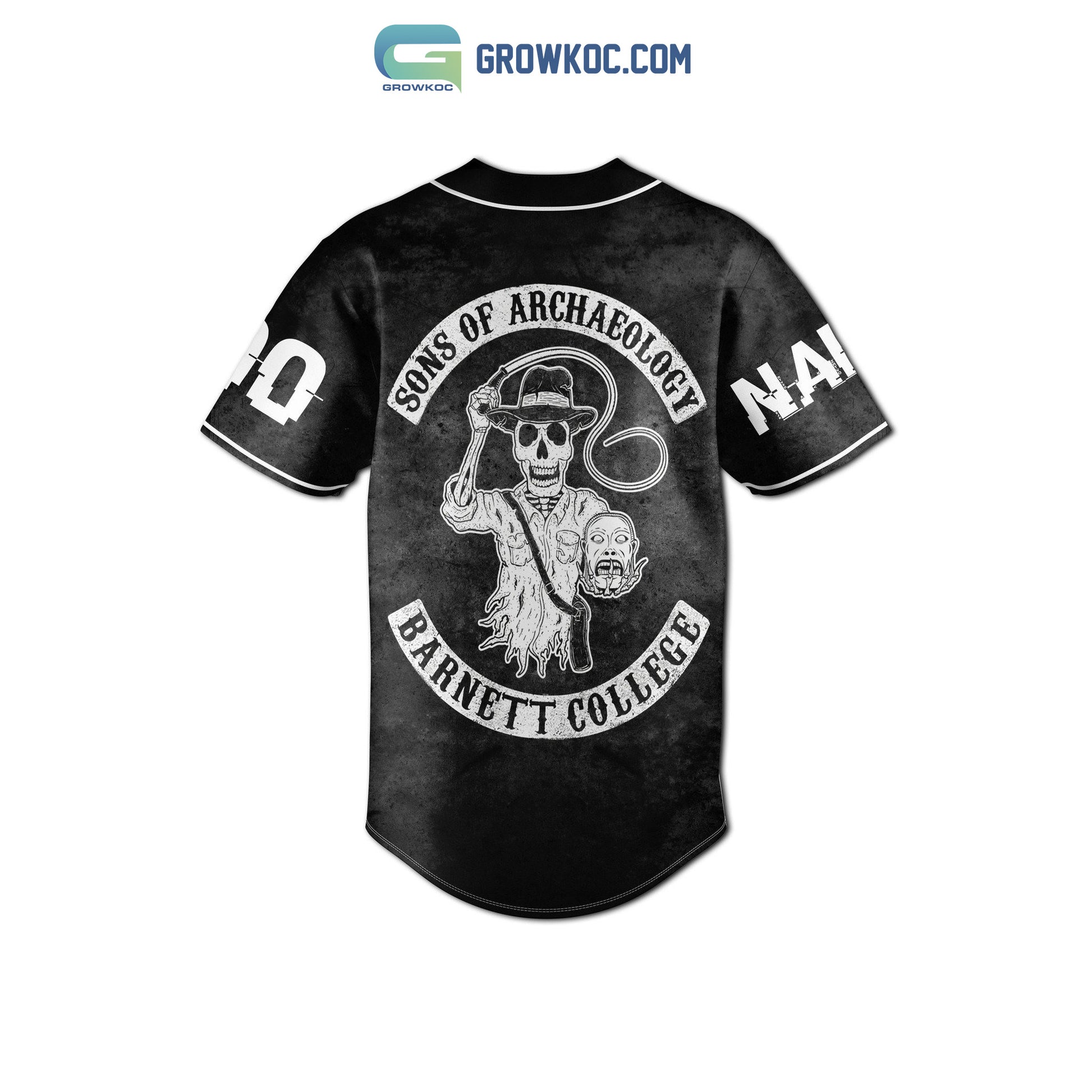 Sons Of Archaeology Barnett College Personalized Baseball Jersey