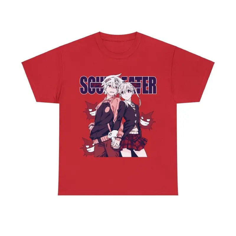 Soul Eater Shirt Maka Albarn Black Star Anime Aesthetic Vaporwave Unisex Tee, Must-Have Basic, Always Handy, Classic...