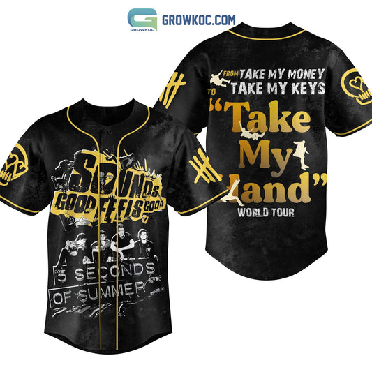 Sounds Good Feels Good 5 Seconds Of Summer Baseball Jersey