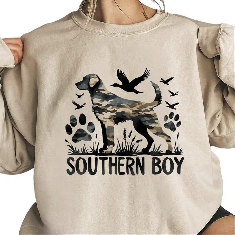Southern Boy Sweatshirt Hunting Dog T-shirt Hunt Sweatshirt Hoodie Unisex | WearSparks.com