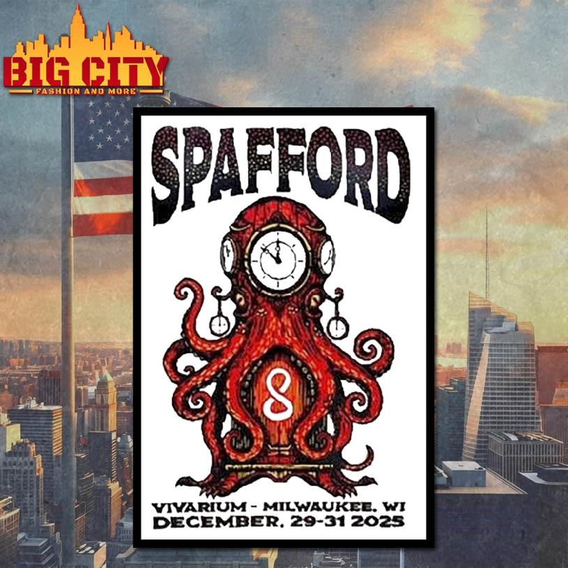Spafford Dec 29-31 2025 At Vivarium Milwaukee Wi Shirt