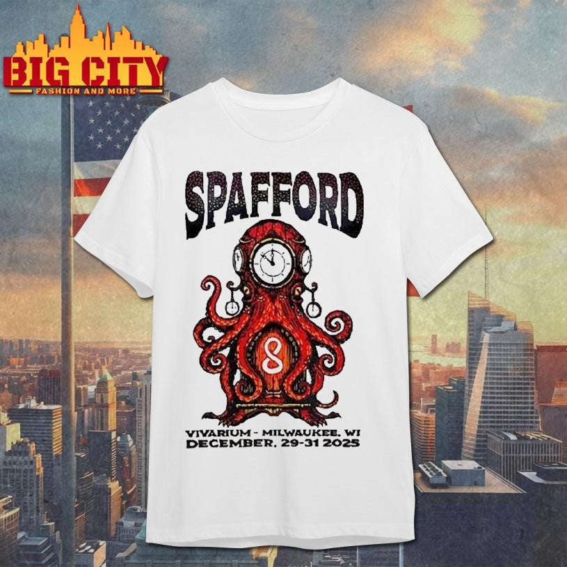 Spafford Dec 29-31 2025 At Vivarium Milwaukee Wi Shirt