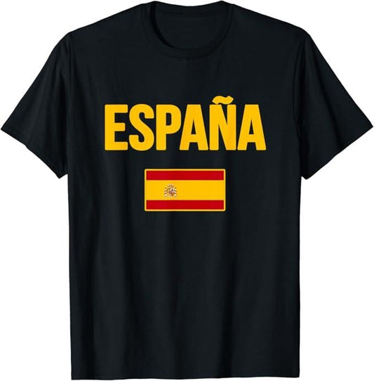 Spain Shirts, Spain Spanish Flag Espana Souvenir T-Shirt Cotton Fashion Casual Classic Hoodie, Sweatshirt | WearSparks.com