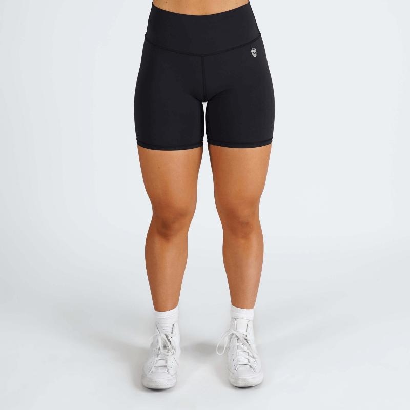 High-Performance Nylon/Spandex Revive Biker Shorts for Women - Black, Perfect for Summer T-Shirts, Hoodie, Sweatshirt