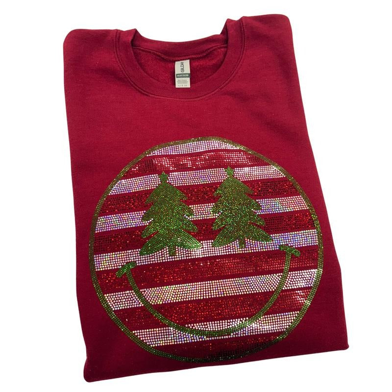 Spangled Tree Eye Happy Face Sweatshirt T-Shirts, Hoodie | WearSparks.com